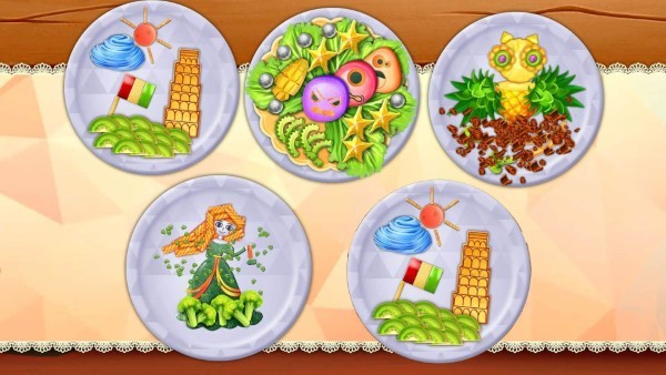 食品美食创意造型游戏