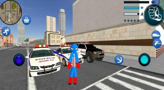 绳索火柴人城市冒险游戏免费版图1