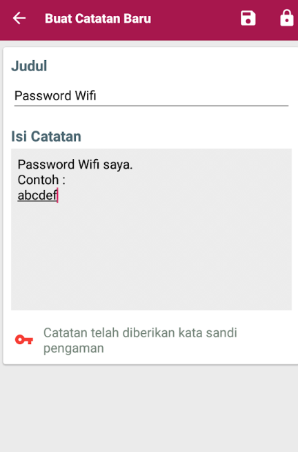Catatan