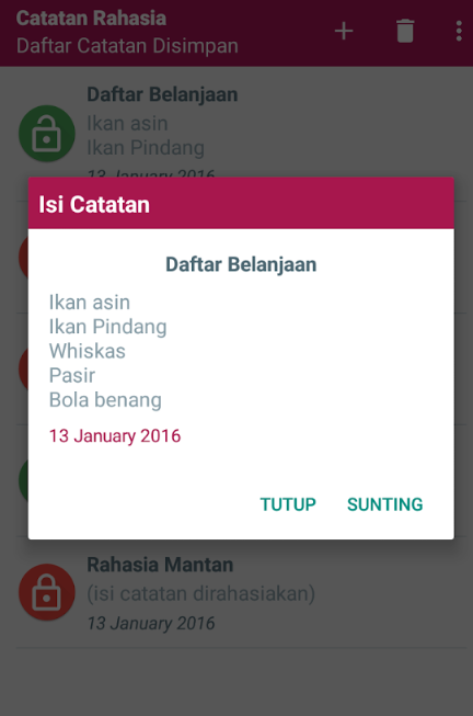 Catatan