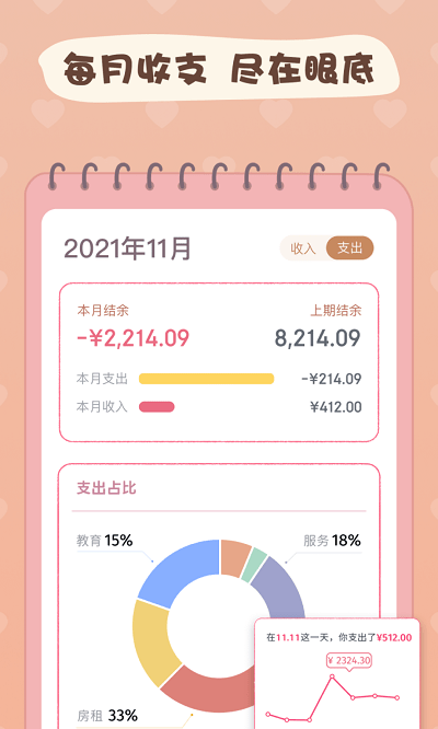 恋恋记账破解版图3