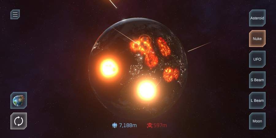 星球毁灭模拟器2022最新版23种摧毁方式