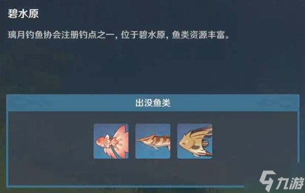 原神2.6全垂钓点汇总 钓鱼区域大全