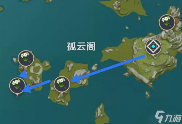 《原神》2.6版清心采集路线分享