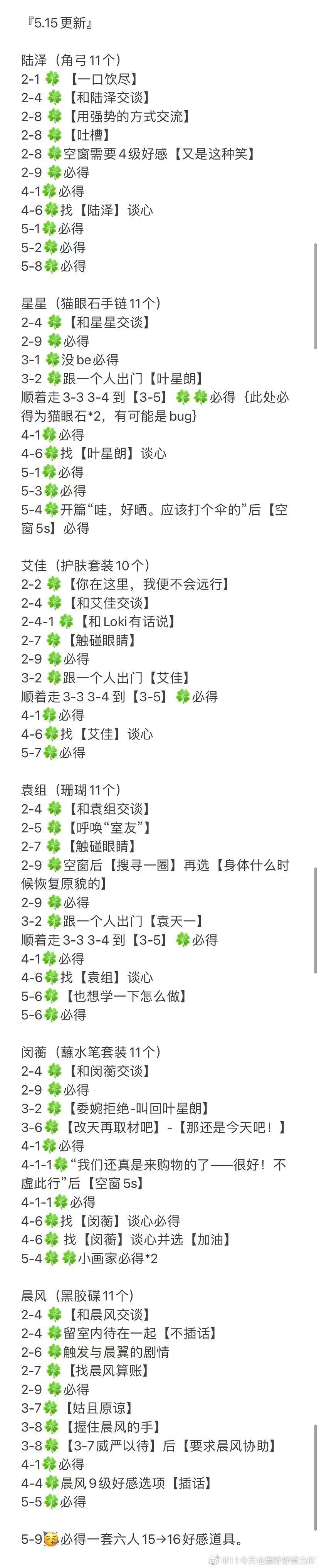 《筑梦公馆》全关卡道具收集攻略大全