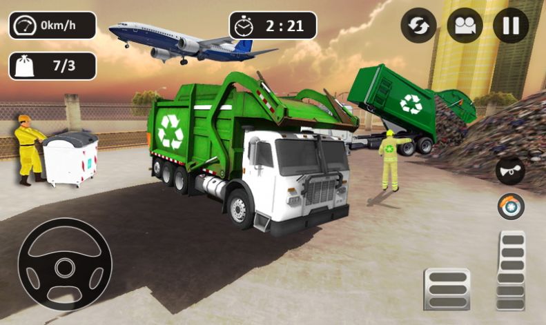 模拟垃圾车扫地游戏安卓版下载(Garbage图1