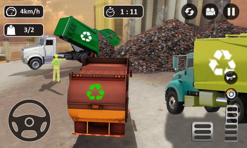 模拟垃圾车扫地游戏安卓版下载(Garbage图2