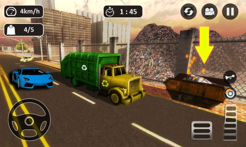模拟垃圾车扫地游戏安卓版下载(Garbage
