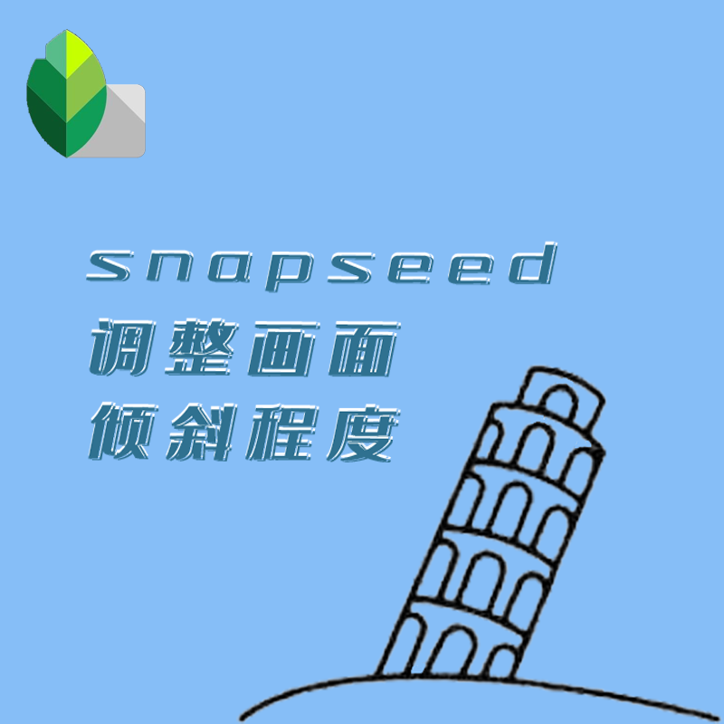 snapseed调整画面倾斜