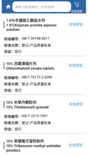 中国农药信息网查询版图1