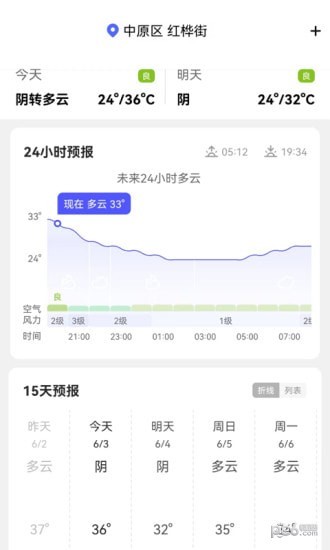 天气早晚报