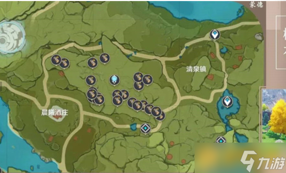 《原神》木材分布地点介绍
