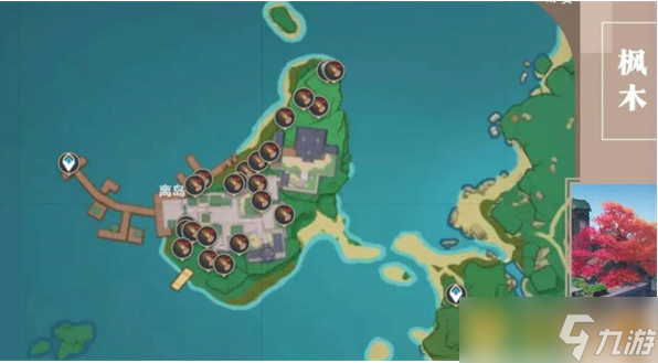 《原神》木材分布地点介绍