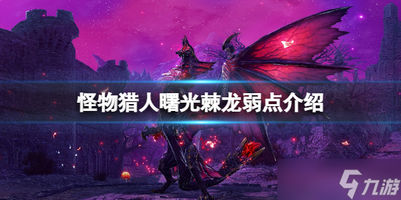《怪物猎人崛起》曙光棘龙弱点是什么 曙光棘龙弱点介绍