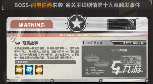 战争公约闪电伯爵 boss闪电伯爵详情介绍