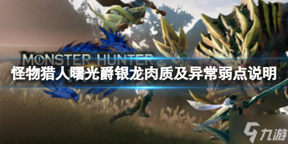 《怪物猎人崛起》曙光爵银龙怎么打 曙光爵银龙肉质及异常弱点说明
