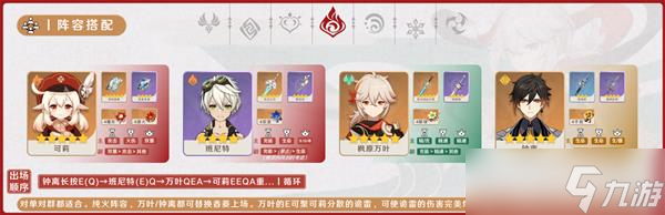 《原神》2.8版万叶常用阵容搭配分享