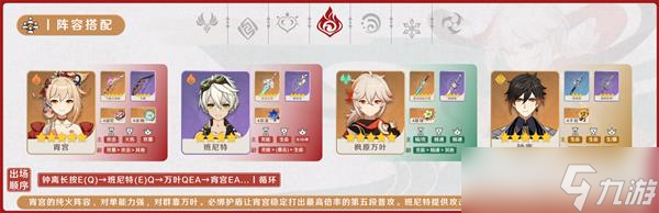 《原神》2.8版万叶常用阵容搭配分享