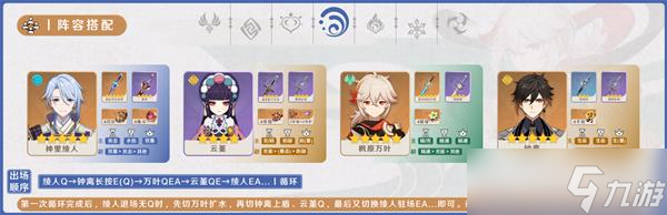 《原神》2.8版万叶常用阵容搭配分享