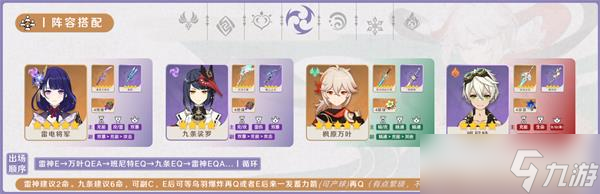 《原神》2.8版万叶常用阵容搭配分享