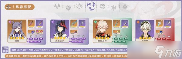 《原神》2.8版万叶常用阵容搭配分享