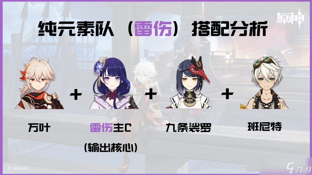 原神2.8枫原万叶深渊阵容怎么搭配