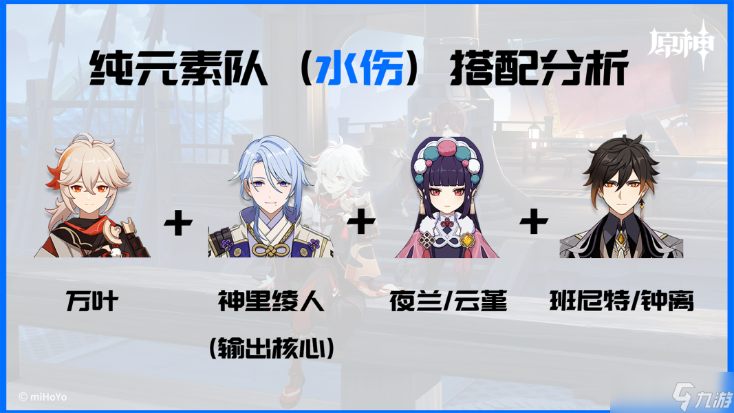 原神2.8枫原万叶深渊阵容怎么搭配