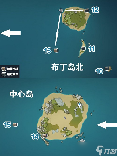 原神海岛限时宝箱全收集路线图攻略