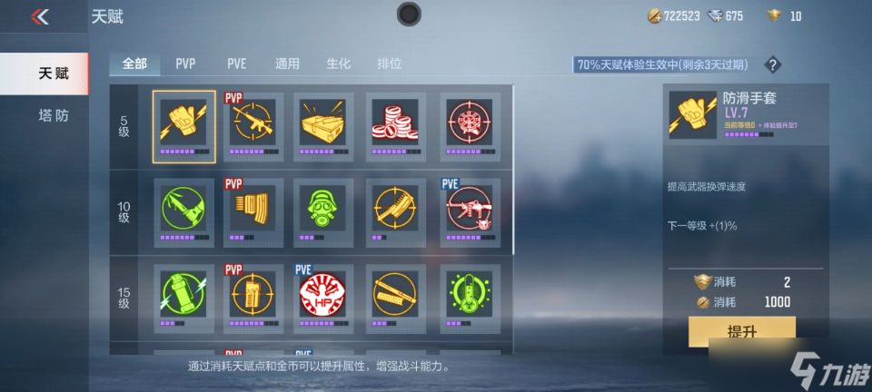 《CF手游》天赋系统优化