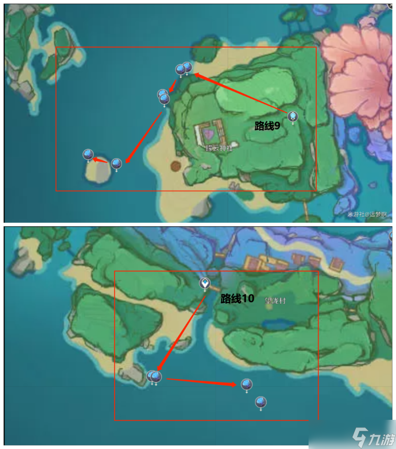 《原神》2.8海灵芝采集路线汇总2022