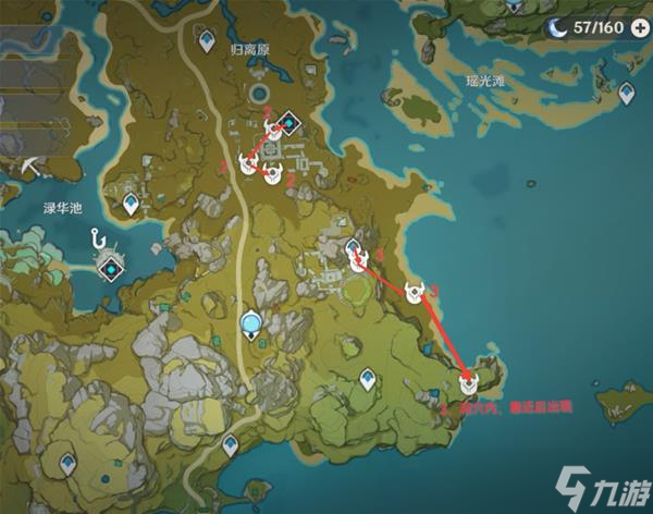 《原神》2.8版万叶突破材料高效收集路线是什么 盗宝团讨伐路线分享