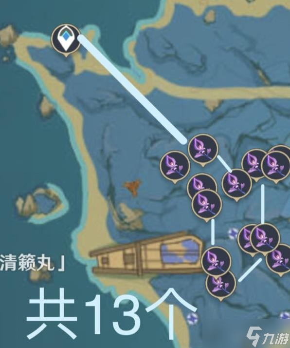 《原神》V2.8鸣神草采集路线介绍