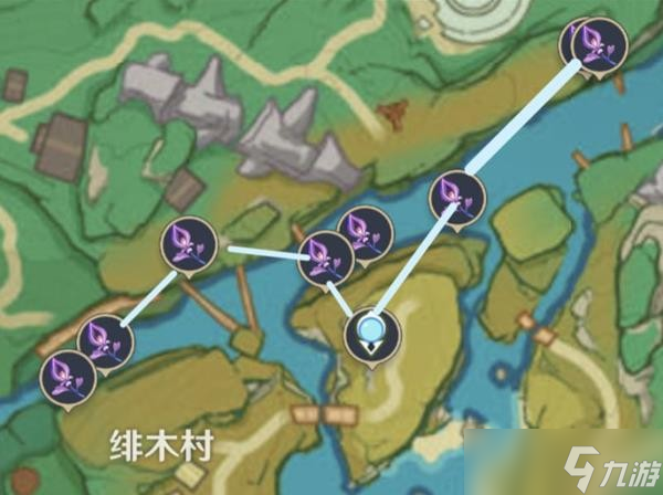 《原神》V2.8鸣神草采集路线介绍