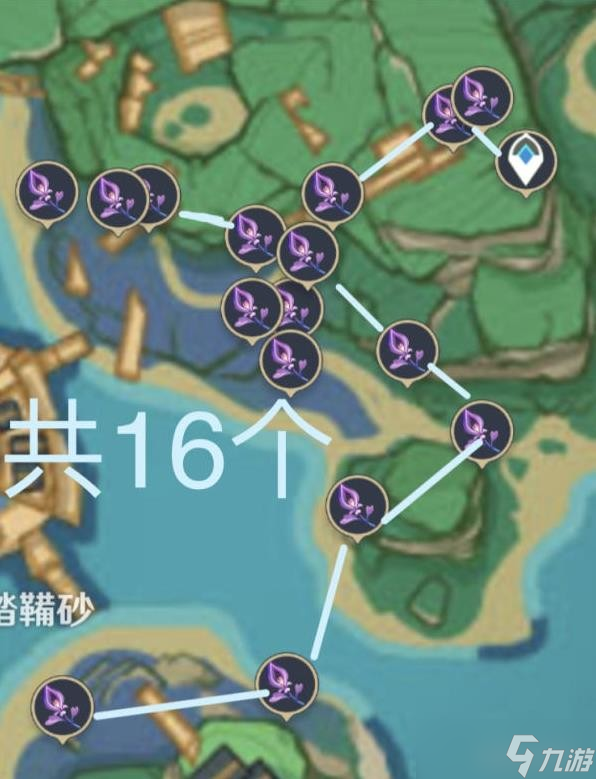 《原神》V2.8鸣神草采集路线介绍