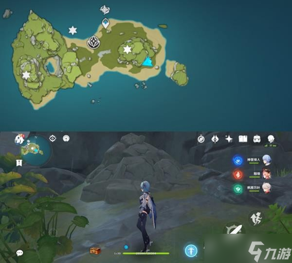 《原神》V2.8危危岛星核点位一览