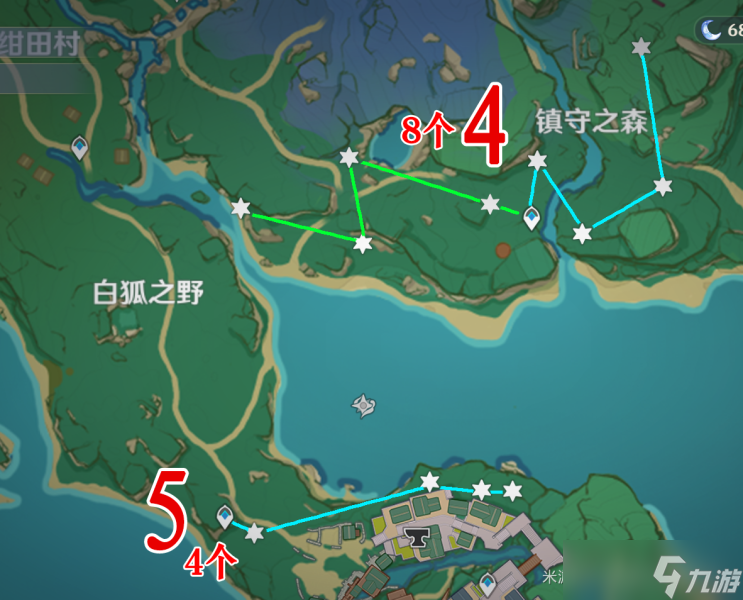 原神绯樱绣球位置分布一览