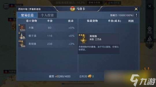 《黎明之海》贸易玩法攻略
