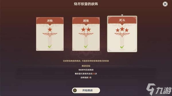 《原神》V2.8残像暗战烧尽驭雷的敌阵配队推荐