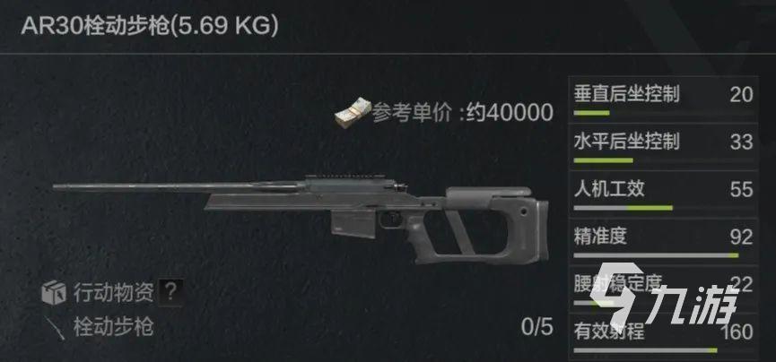 暗区突围AR30栓动步枪怎么样 AR30强度点评