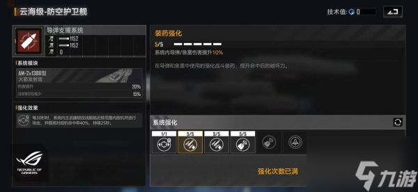 无尽的拉格朗日云海级防空护卫舰强度一览 具体介绍