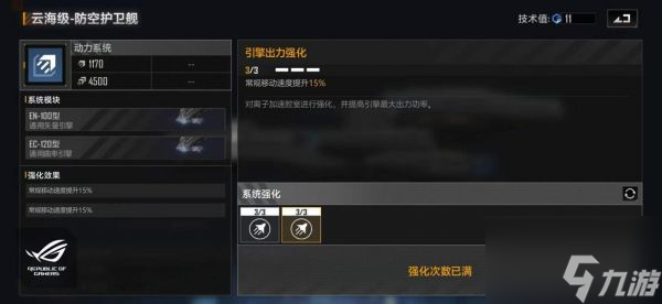 无尽的拉格朗日云海级防空护卫舰强度一览 具体介绍