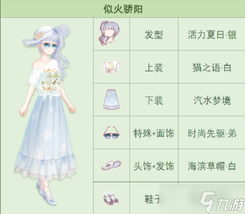奇迹暖暖似火骄阳搭配攻略