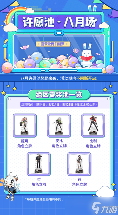 《绝区零》许愿池版区八月场开启介绍