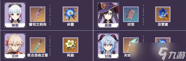 原神甘雨阵容搭配2022