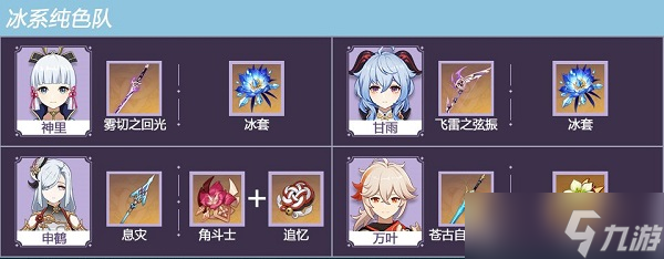 原神甘雨阵容搭配2022