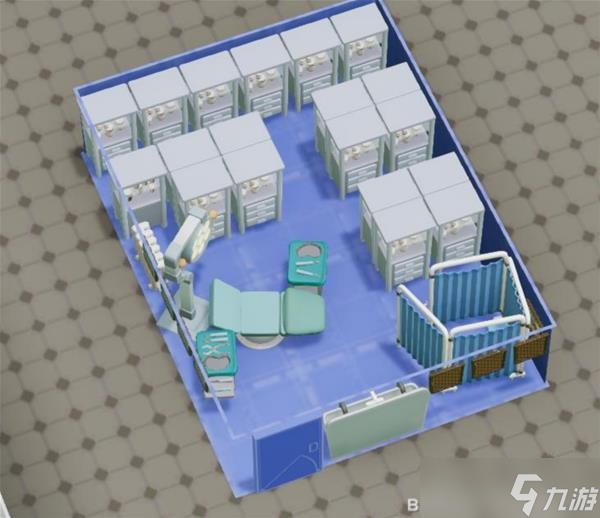 《双点医院》常用房间设备布局参考