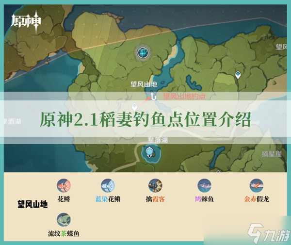 原神2.1稻妻钓鱼点位置介绍