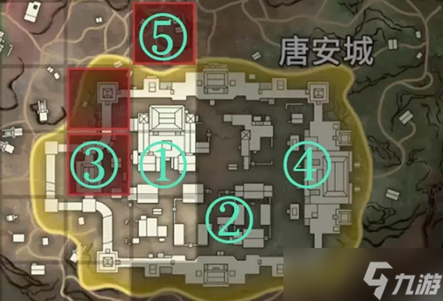 永劫无间唐安城金绿堆点位图解