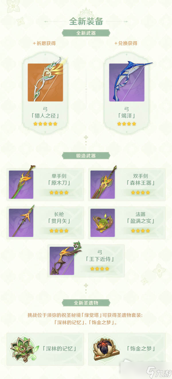 《原神》3.0版本更新内容一览