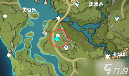 原神3.0版本天臂池草神瞳位置